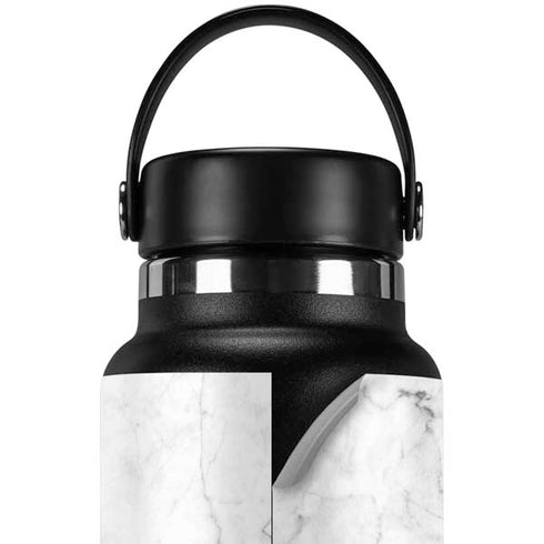 White Marble Hydro Flask 32oz Wide Mouth Skin